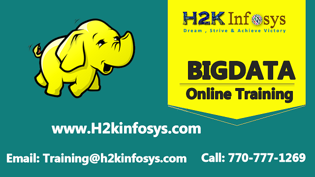 BigData Online Training Course in USA BigData Online Training Course in USA