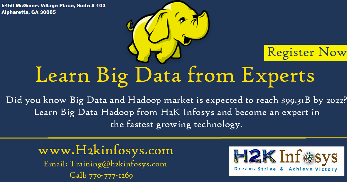 Big Data Hadoop Online Training Classes in USA Big Data Hadoop Online Training Classes in USA
