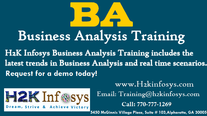 Business Analyst Online Training By H2kinfosys Business Analyst Online Training By H2kinfosys