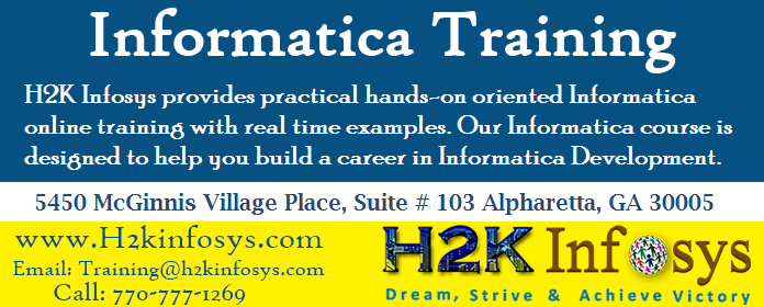 Informatica Online Training Course and Placement Informatica Online Training Course and Placement