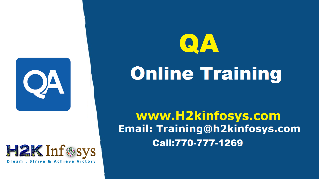 QA Online Training and Job Assistance QA Online Training and Job Assistance
