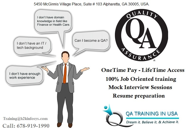 Quality Assurance Online Training in USA with Job 