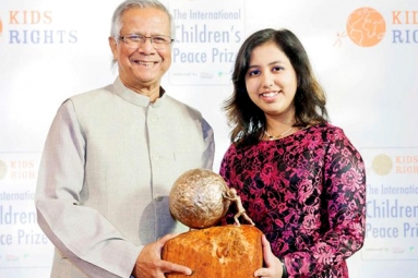 Indian-origin girl wins International Children&#039;s Peace Prize!
