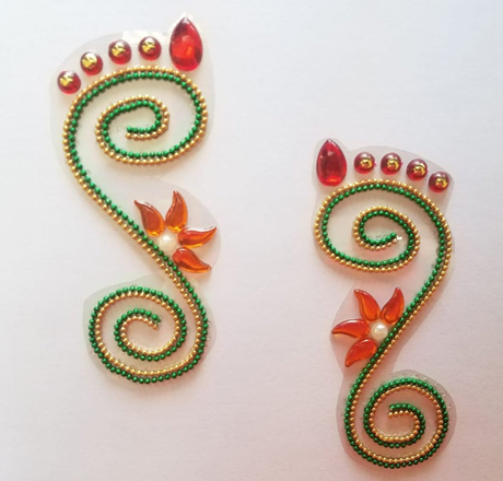 Handmade Indian Rangoli art items for sale