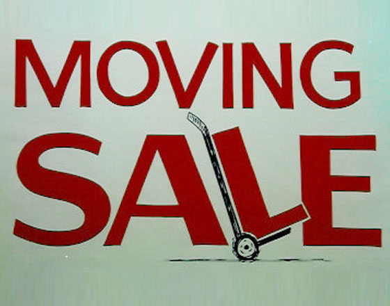 Moving sell at...