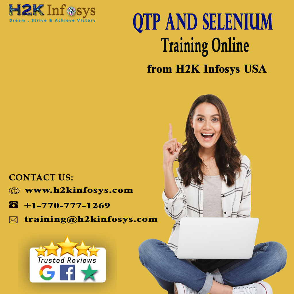 QTP and Selenium Training Online from H2K Infosys QTP and Selenium Training Online from H2K Infosys