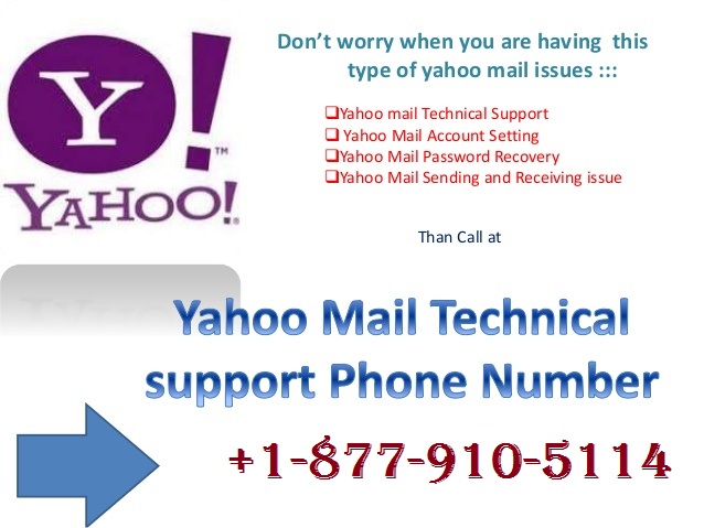 Yahoo Mail Support Number 1-877-910-5114
