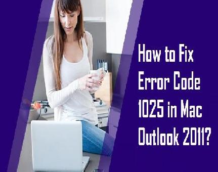 outlook 2011 error code 1025