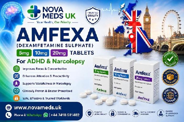 Buy Amfexa Tablets Online UK For ADHD & Narcolepsy