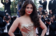 Aishwarya Rai Bachchan stuns in a Robert Cavalli at Cannes 2014