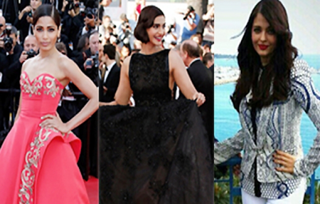 Bollywood Celebrities at Cannes 2014 Red Carpet