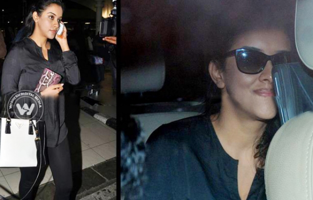 Celebs return from Holiday