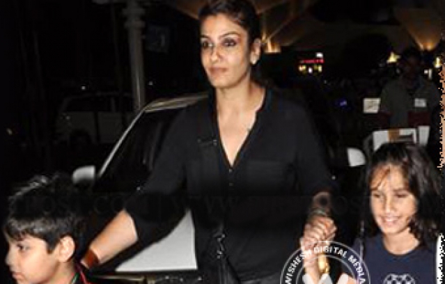 Celebs return from Holiday