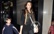 Celebs return from Holiday