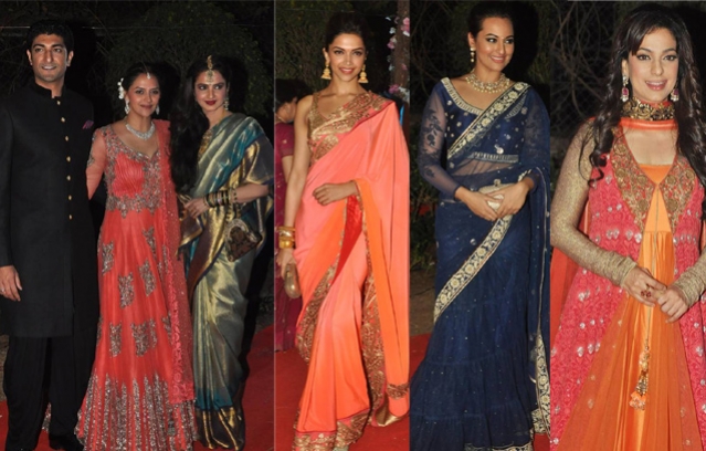 Celebs in Ahana Deol's wedding reception