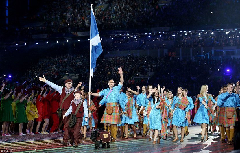 Scotland Common Wealth Games 2014 Opening Ceremony