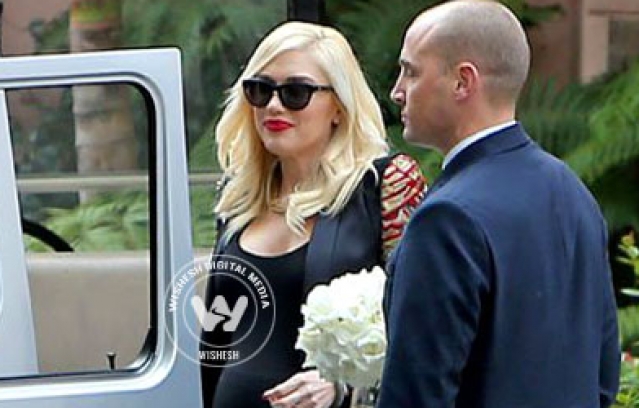 Stars stop-by at Gewn Stefani's baby shower