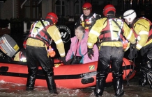 Sea walls breached in Britain