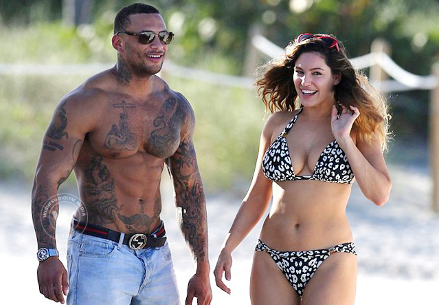 Kelly Brook David McIntosh enjoys day out