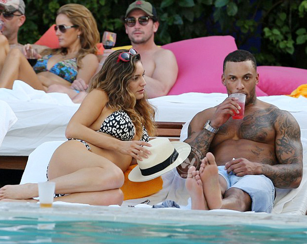 Kelly Brook David McIntosh enjoys day out