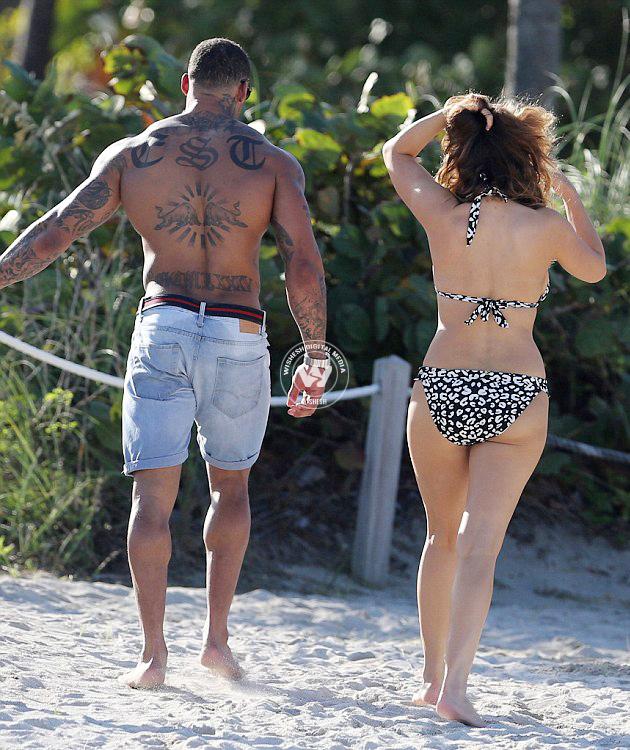 Kelly Brook David McIntosh enjoys day out