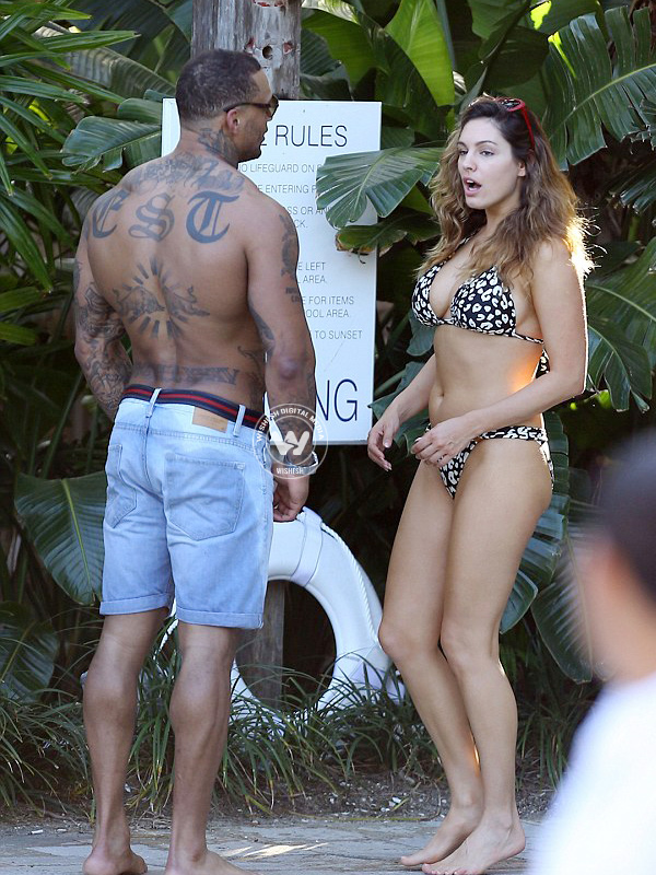 Kelly Brook David McIntosh enjoys day out