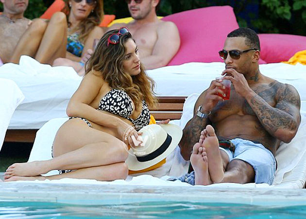 Kelly Brook David McIntosh enjoys day out