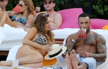 Kelly Brook David McIntosh enjoys day out