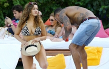 Kelly Brook David McIntosh enjoys day out