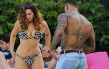 Kelly Brook David McIntosh enjoys day out