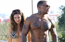 Kelly Brook David McIntosh enjoys day out