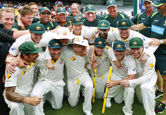 Photo 1of 12 | sports | Australia wins Ashesh 2013-2014 | sports gallery