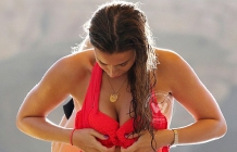 Ferne McCann showering bikini Stills