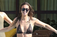 Ferne McCann showering bikini Stills