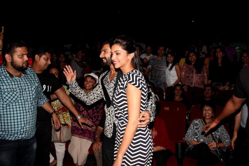 Ranveer Singh and Deepika at Ram Leela Movie