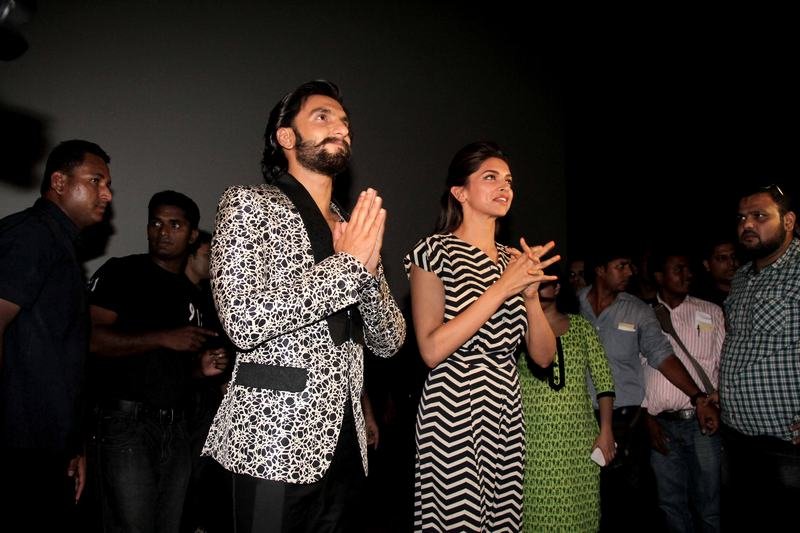 Ranveer Singh and Deepika at Ram Leela Movie