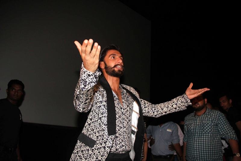 Ranveer Singh and Deepika at Ram Leela Movie