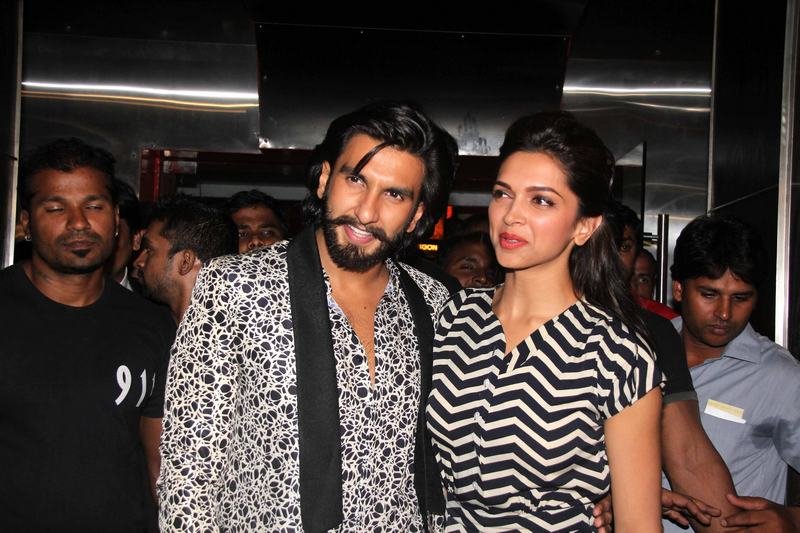 Ranveer Singh and Deepika at Ram Leela Movie