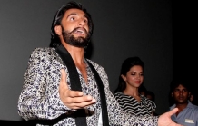 Ranveer Singh and Deepika at Ram Leela Movie