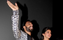 Ranveer Singh and Deepika at Ram Leela Movie