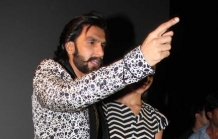 Ranveer Singh and Deepika at Ram Leela Movie