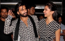 Ranveer Singh and Deepika at Ram Leela Movie