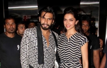 Ranveer Singh and Deepika at Ram Leela Movie