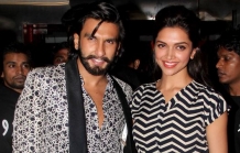 Ranveer Singh and Deepika at Ram Leela Movie
