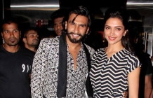 Ranveer Singh and Deepika at Ram Leela Movie
