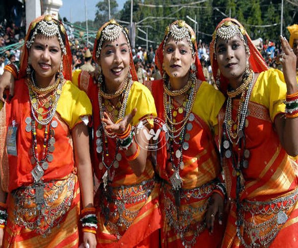 Cultural procession during Jamboo Savari