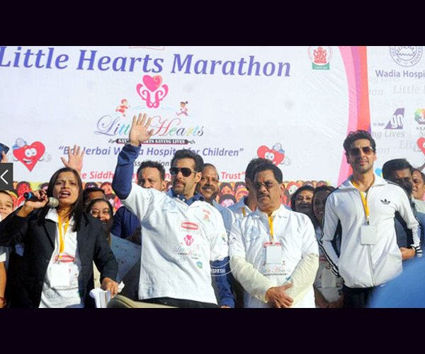 Salman kicks off Little Hearts Marathon