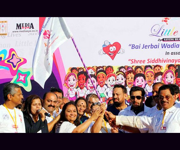 Salman kicks off Little Hearts Marathon