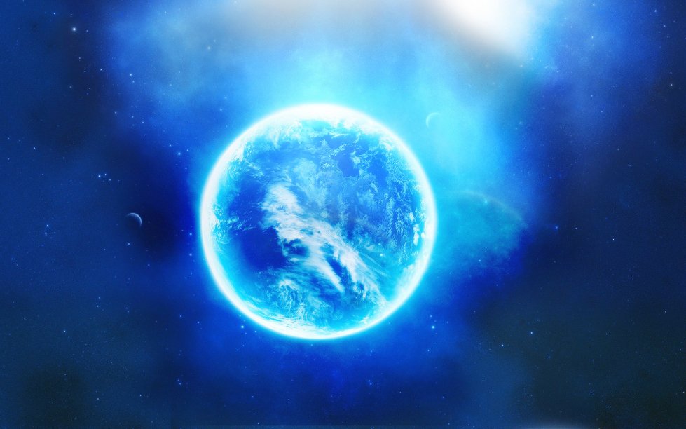 Blue Planet Discovered that Rains Glass!