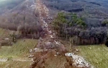 Amazing pics of destruction of wrecked rockfall